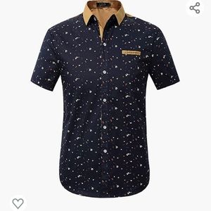 SSLR Men's Casual Shirt Size Medium